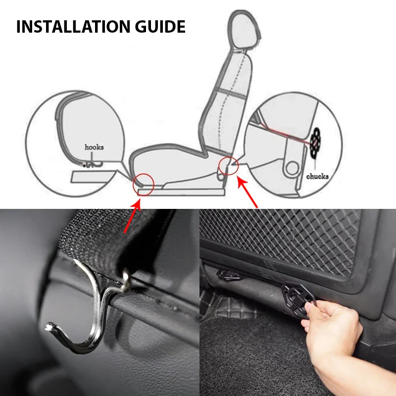 Deluxe PU Leather Car Seat Cover – Padded, Breathable & Universal Fit - Image 12