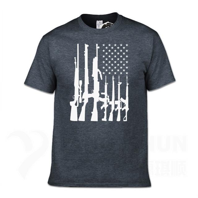 Second Amendment US Flag T-Shirt - Image 25