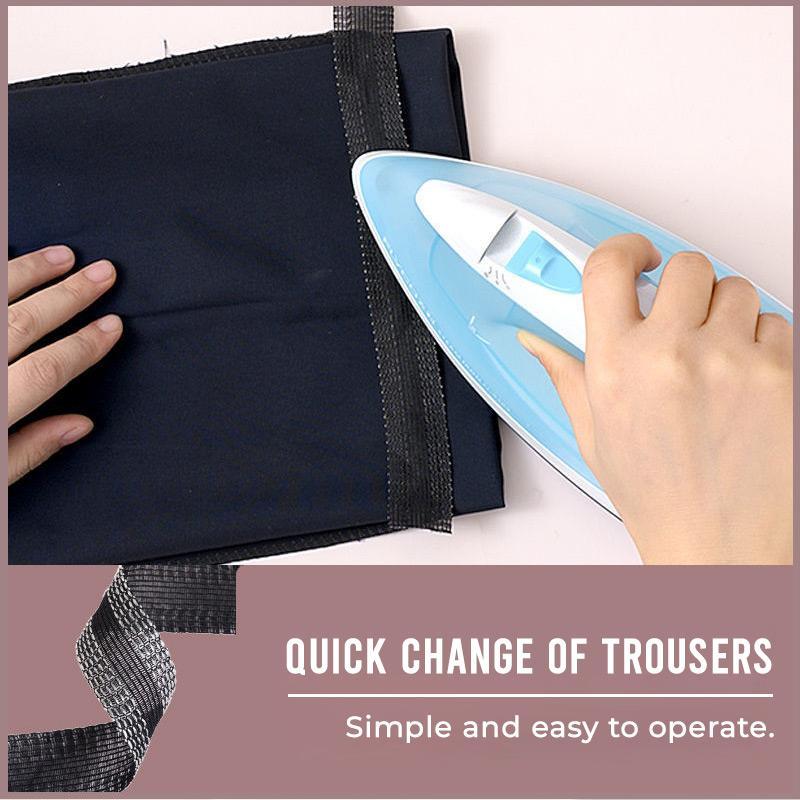No-Sew DIY Self Adhesive Trousers Edge Shortener Tape - Image 4