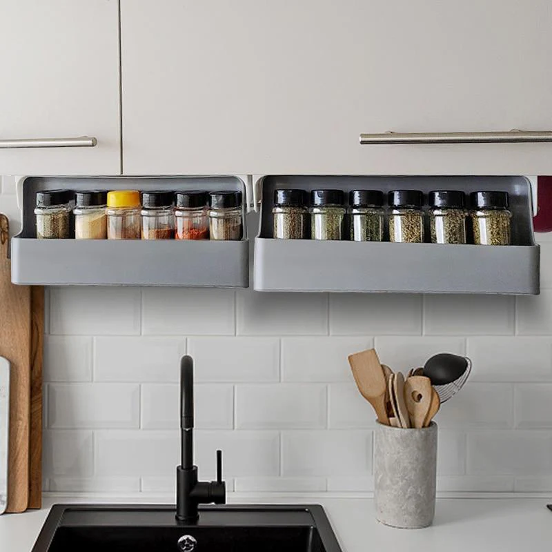 Self-adhesive Hidden Spice Organizer Drawer - Image 12