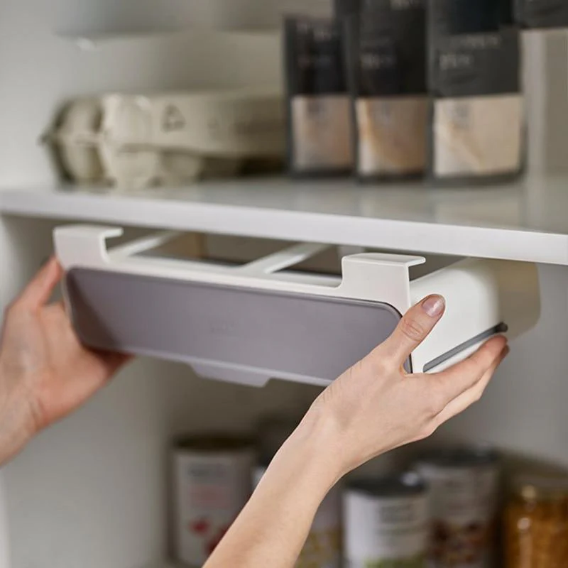 Self-adhesive Hidden Spice Organizer Drawer - Image 3