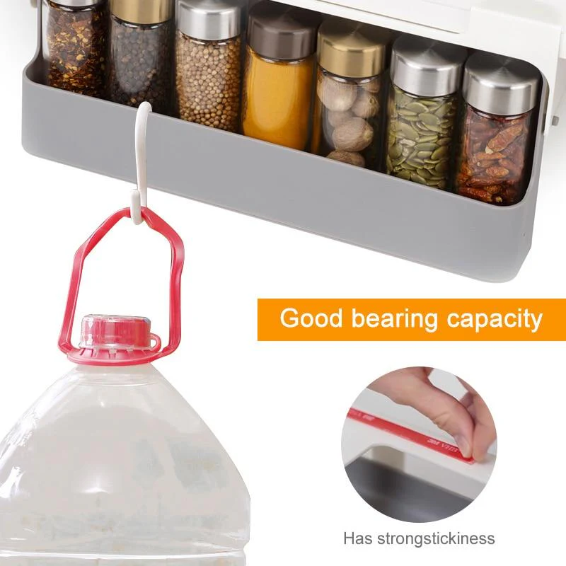 Self-adhesive Hidden Spice Organizer Drawer - Image 7