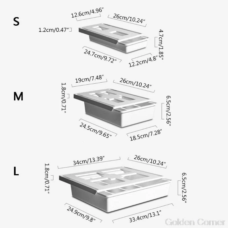 Self Adhesive Under Desk Smart Drawer - Image 4