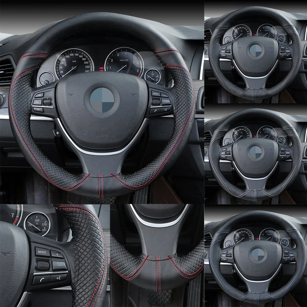 DIY Genuine Leather Steering Wheel Cover