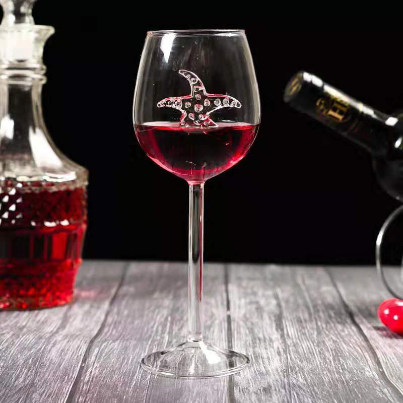 SHARK RED WINE GOBLET (Handmade)**2pcs** - Image 3