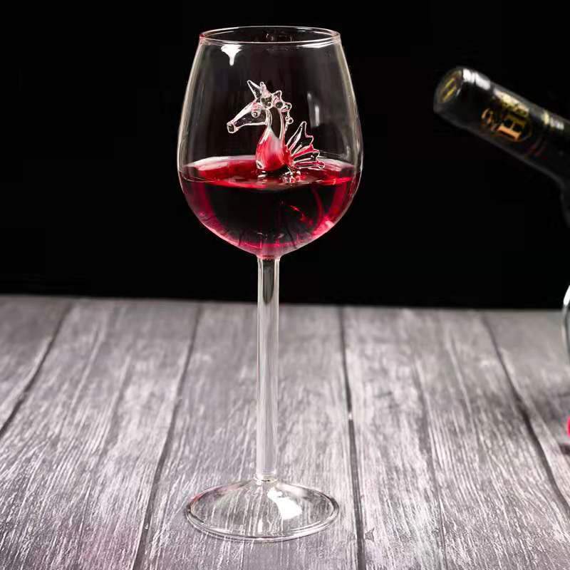 SHARK RED WINE GOBLET (Handmade)**2pcs** - Image 4