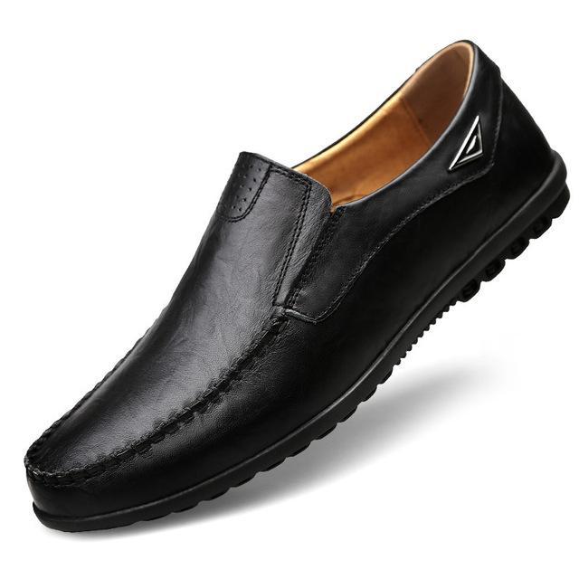 Flexible Genuine Leather Anti-slip Oxford Style Men Shoes - Image 3