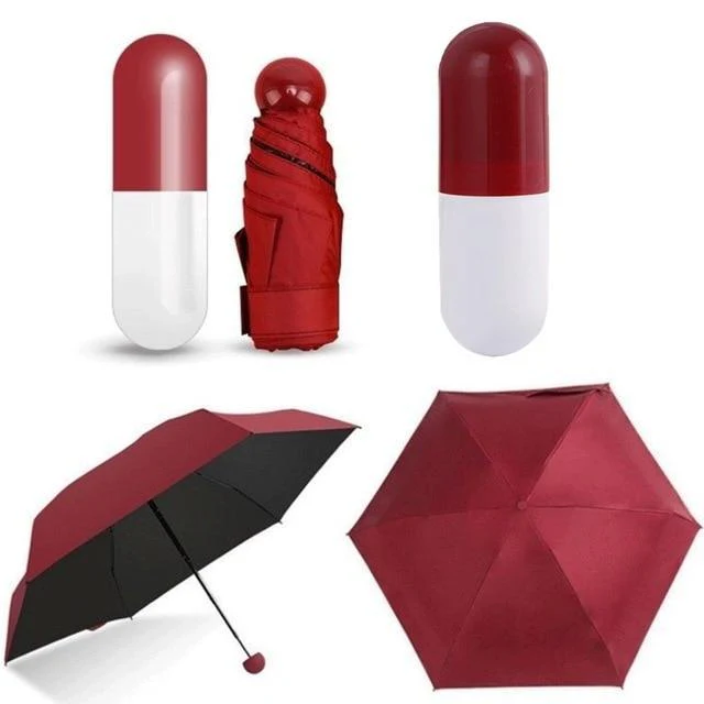 Pocket Sized Ultra Small Capsule Umbrella - Image 5