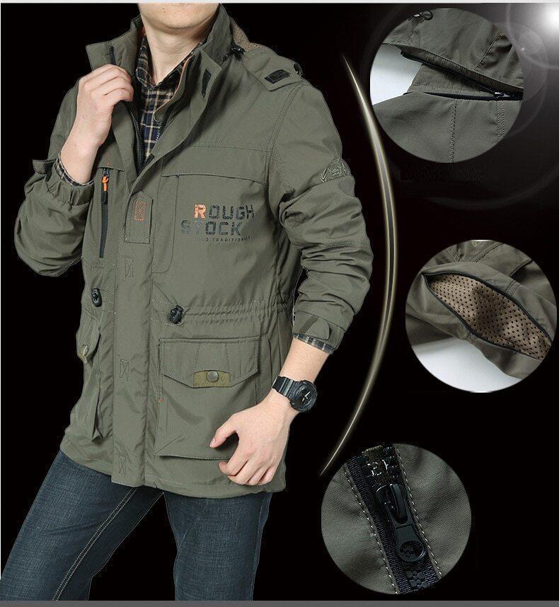 Multi-pocket Waterproof Tactical Bomber Jackets - Image 5