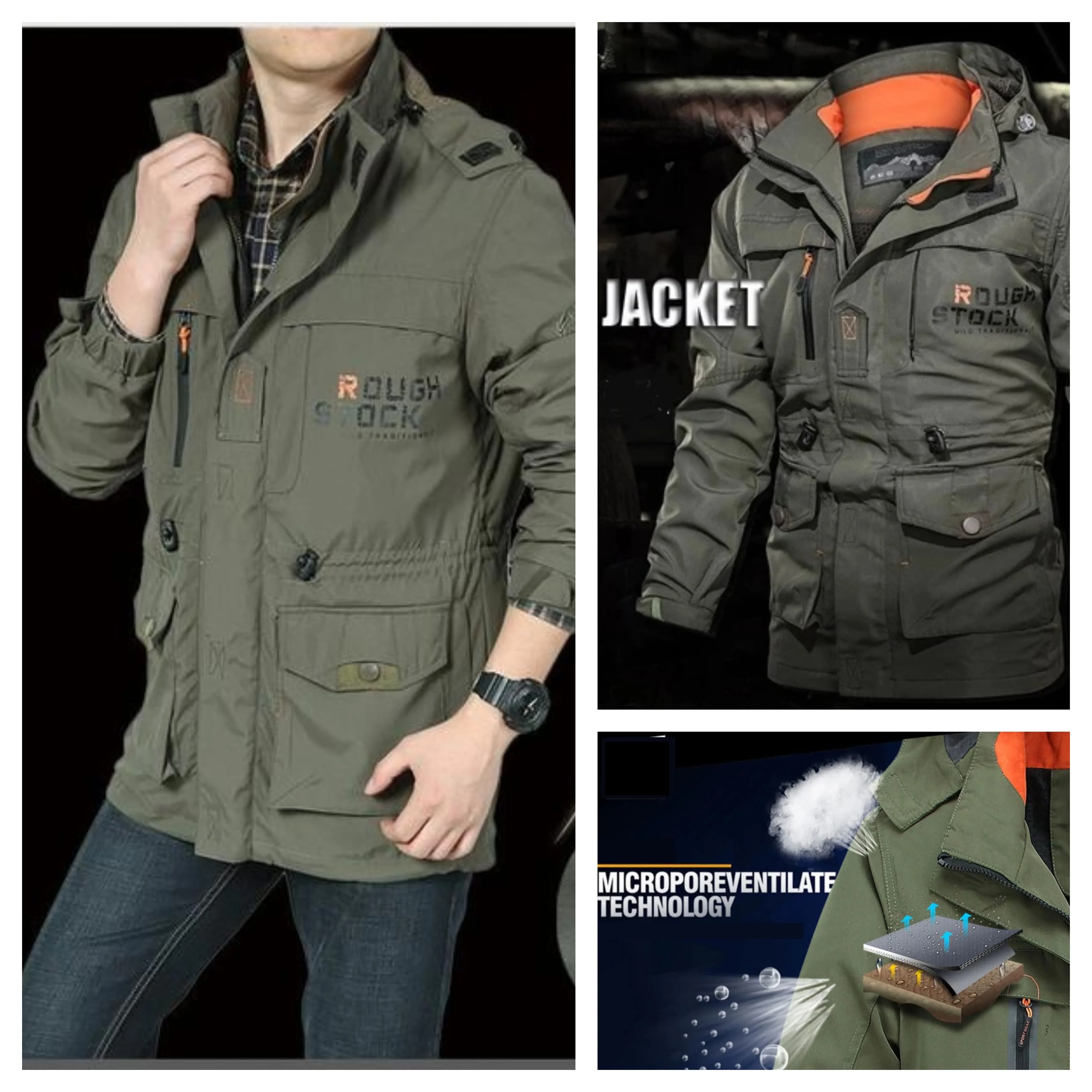 Multi-pocket Waterproof Tactical Bomber Jackets - Image 6