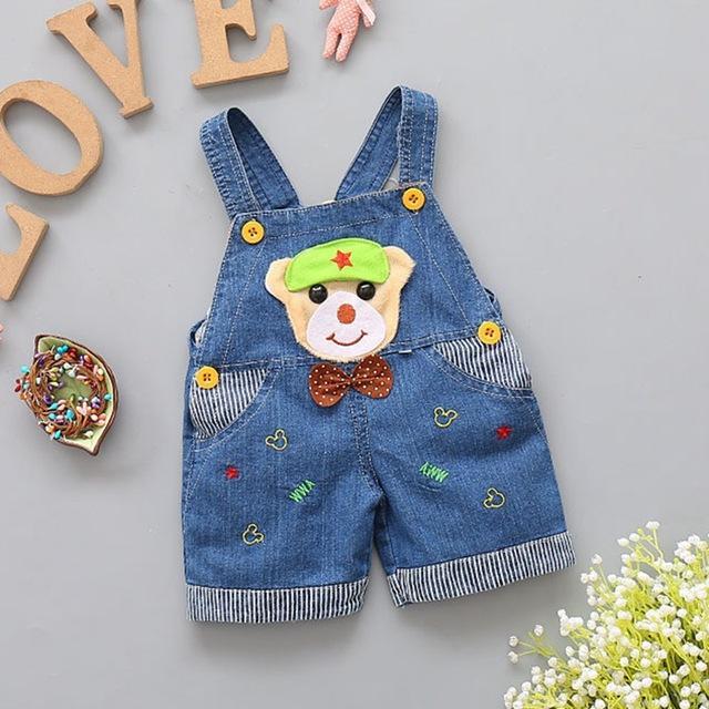Baby Jeans Overall With Cute Animal Face - Image 10