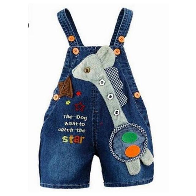 Baby Jeans Overall With Cute Animal Face - Image 11