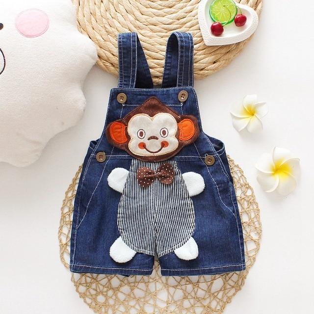 Baby Jeans Overall With Cute Animal Face - Image 14