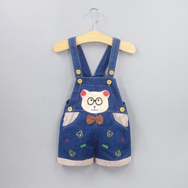 Baby Jeans Overall With Cute Animal Face - Image 6