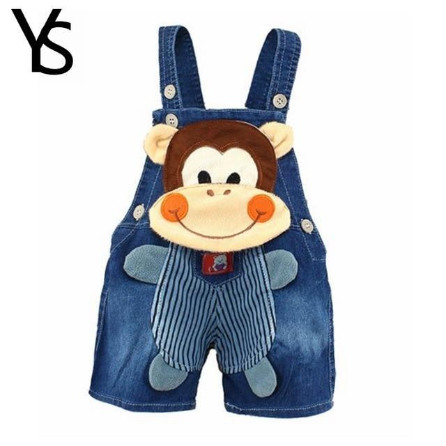 Baby Jeans Overall With Cute Animal Face - Image 7