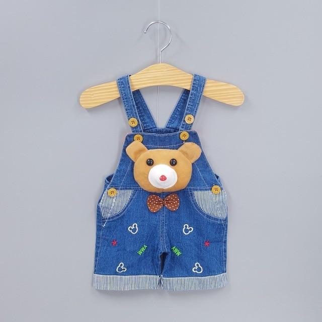 Baby Jeans Overall With Cute Animal Face - Image 9