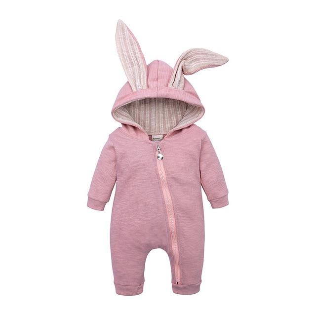 Winter Baby Romper With Charming Ears - Image 2