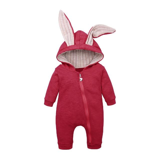 Winter Baby Romper With Charming Ears - Image 9