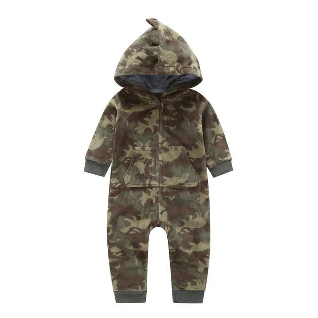 Winter long sleeve romper With Teddy Bear Eears - Image 16