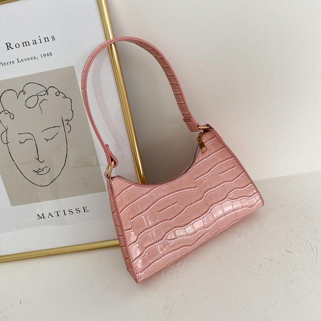 Retro Classic Underarm Handbag - Image 8