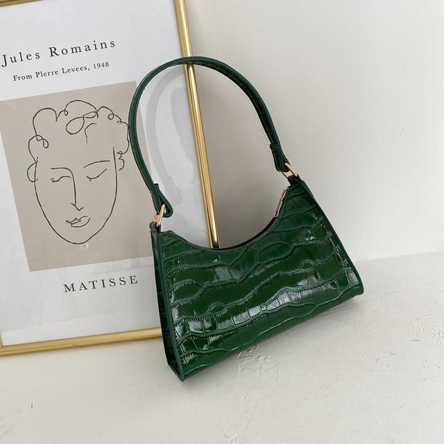 Retro Classic Underarm Handbag - Image 9