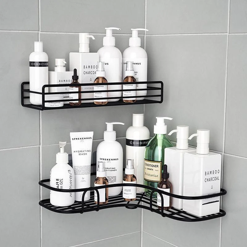 Decorative Punch-free Corner Wrought Iron Shelf (2pcs) - Image 6
