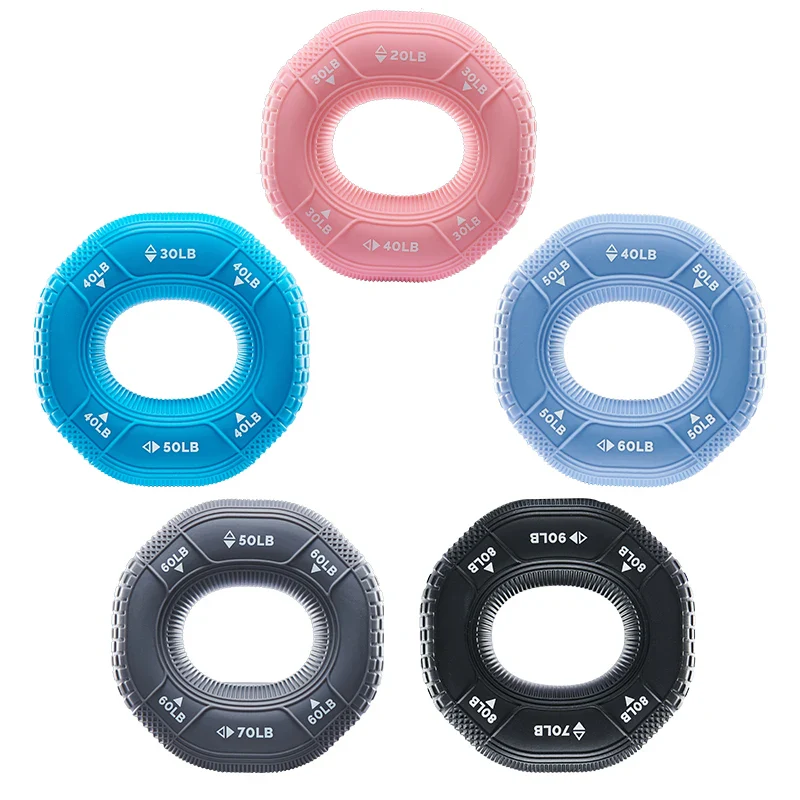 Senior-Friendly Therapy & Pain Relief 5 in 1 Adjustable 20-90LB Exercise Hand Gripper - Image 7