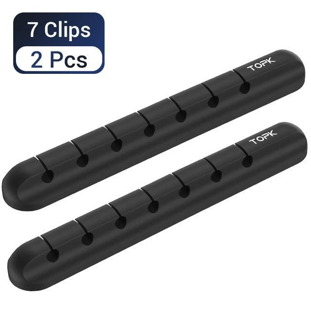 Easy Stick-On Silicone Cable Organizer (2 pcs) - Image 3
