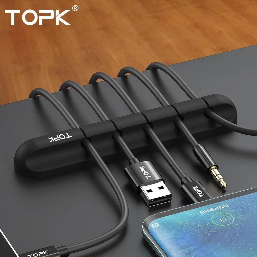 Easy Stick-On Silicone Cable Organizer (2 pcs) - Image 4