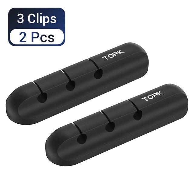 Easy Stick-On Silicone Cable Organizer (2 pcs) - Image 5