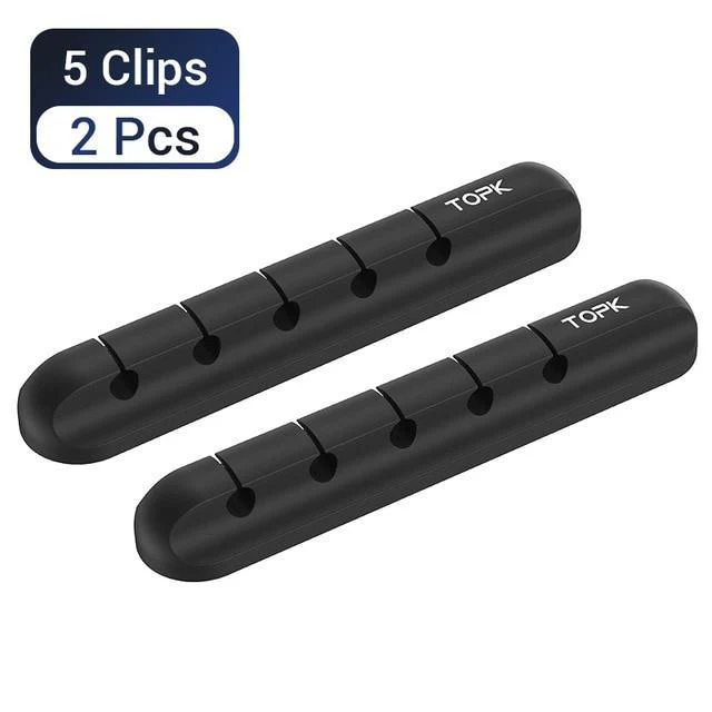 Easy Stick-On Silicone Cable Organizer (2 pcs) - Image 6