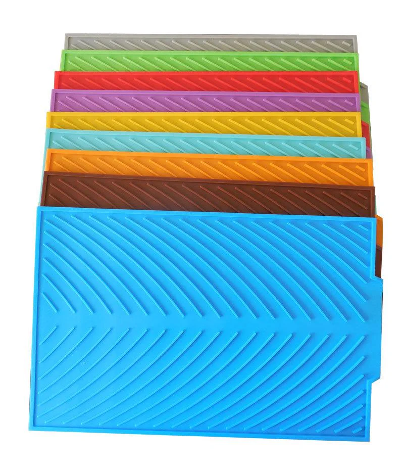 Silicone Dish Drying & Draining Heat Resistant Mat - Image 8