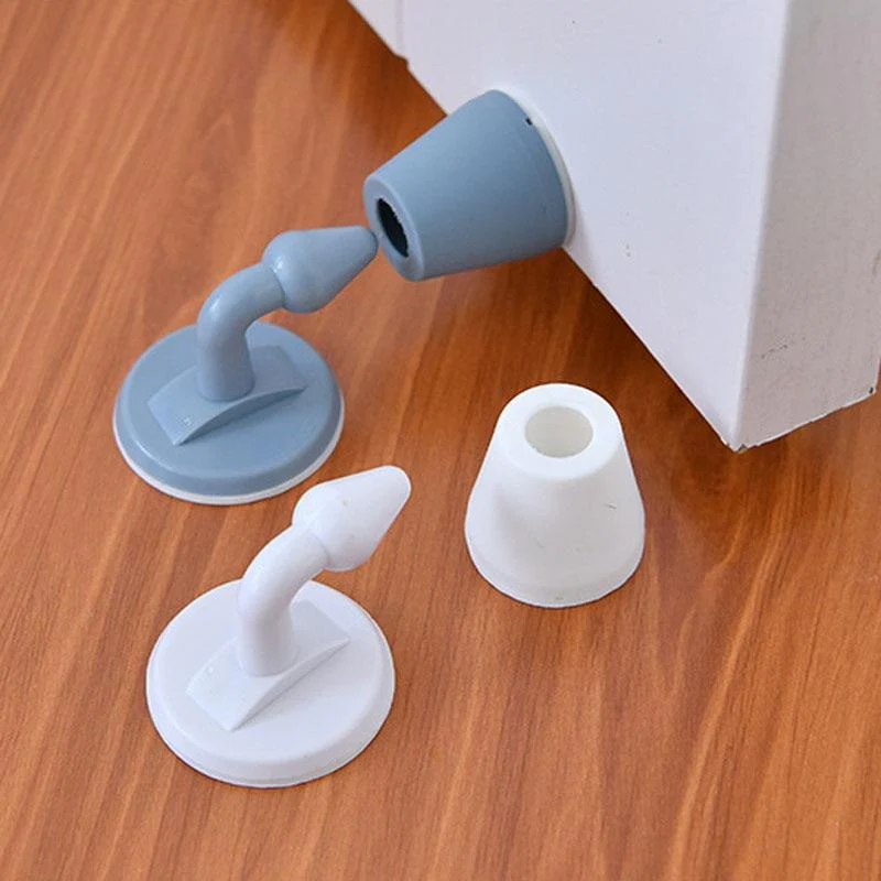 Non-punch Silicone Silent Door Stopper (2pcs) - Image 2