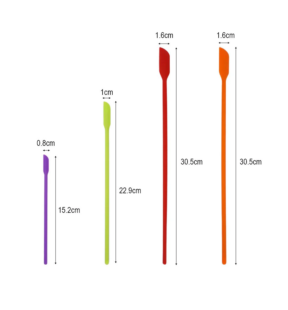 Silicone Scraper Lengthened Spatula Set - Image 7