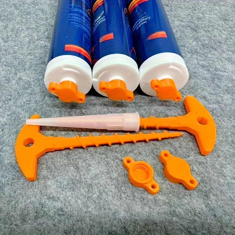 FreshFlow DIY Caulk Nozzle Cleaner & Cap (2sets) - Image 2