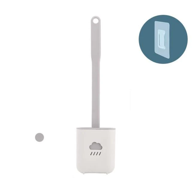Wall Hanging Smart Silicone Toilet Brush - Image 12