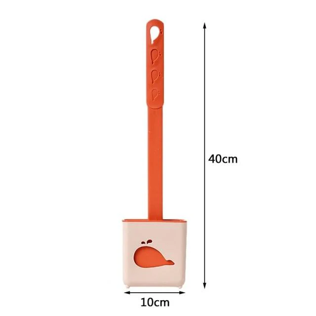 Wall Hanging Smart Silicone Toilet Brush - Image 13