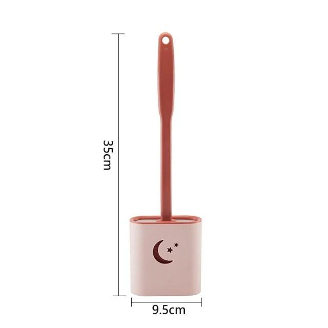 Wall Hanging Smart Silicone Toilet Brush - Image 3