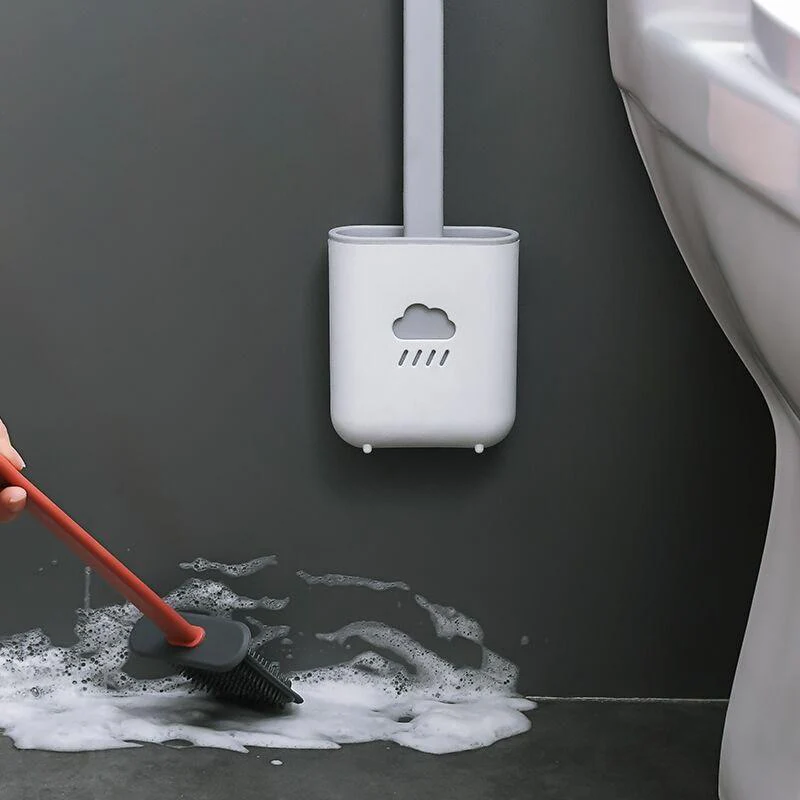 Wall Hanging Smart Silicone Toilet Brush - Image 5