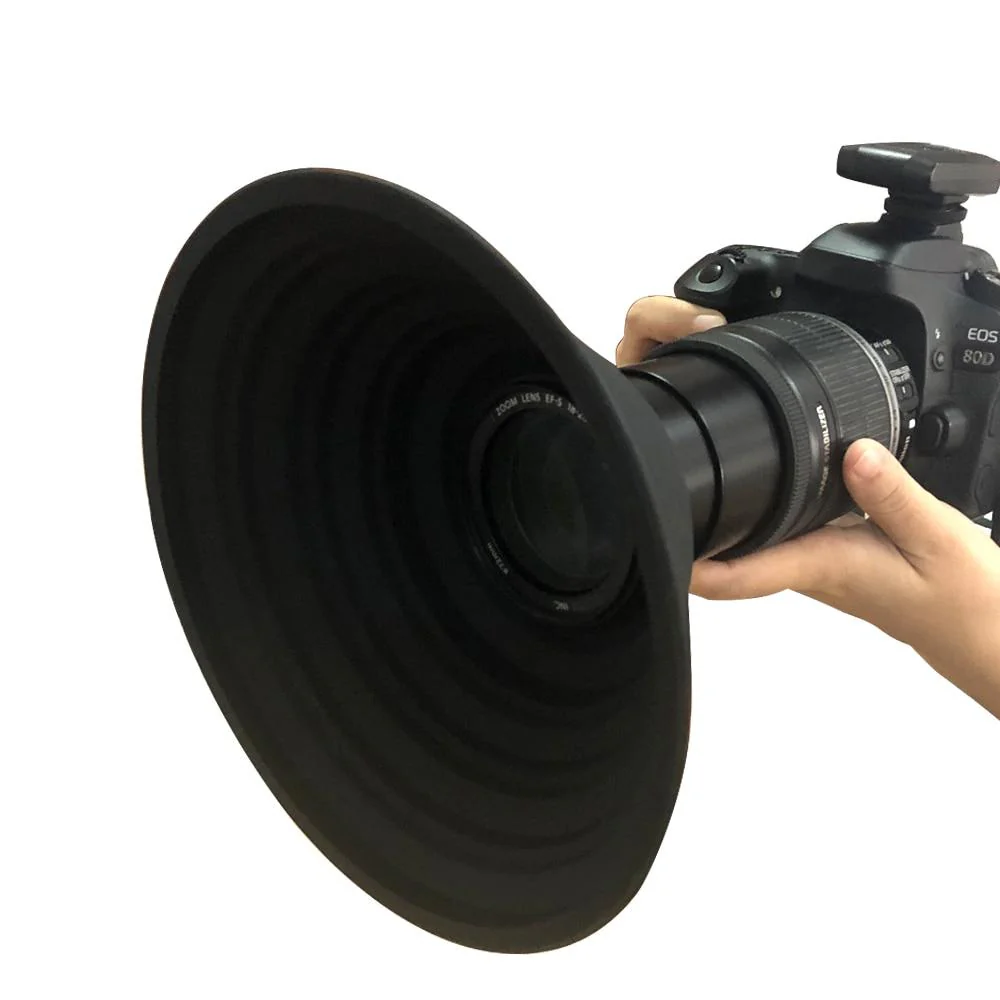 Reflection-Free Universal Silicone Camera Lens Hood - Image 5