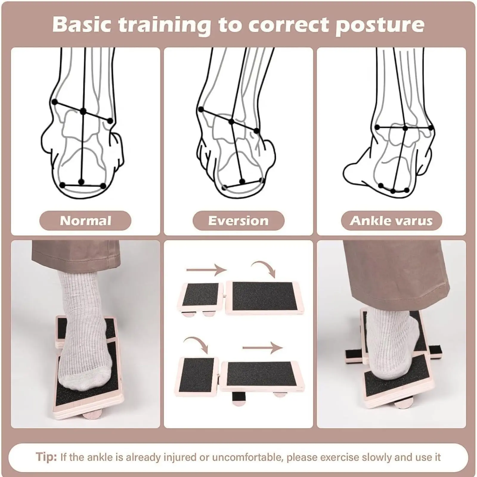 Ankle Strength & Balance Trainer Board – Senior Stability & Foot Rehab Exerciser - Image 10