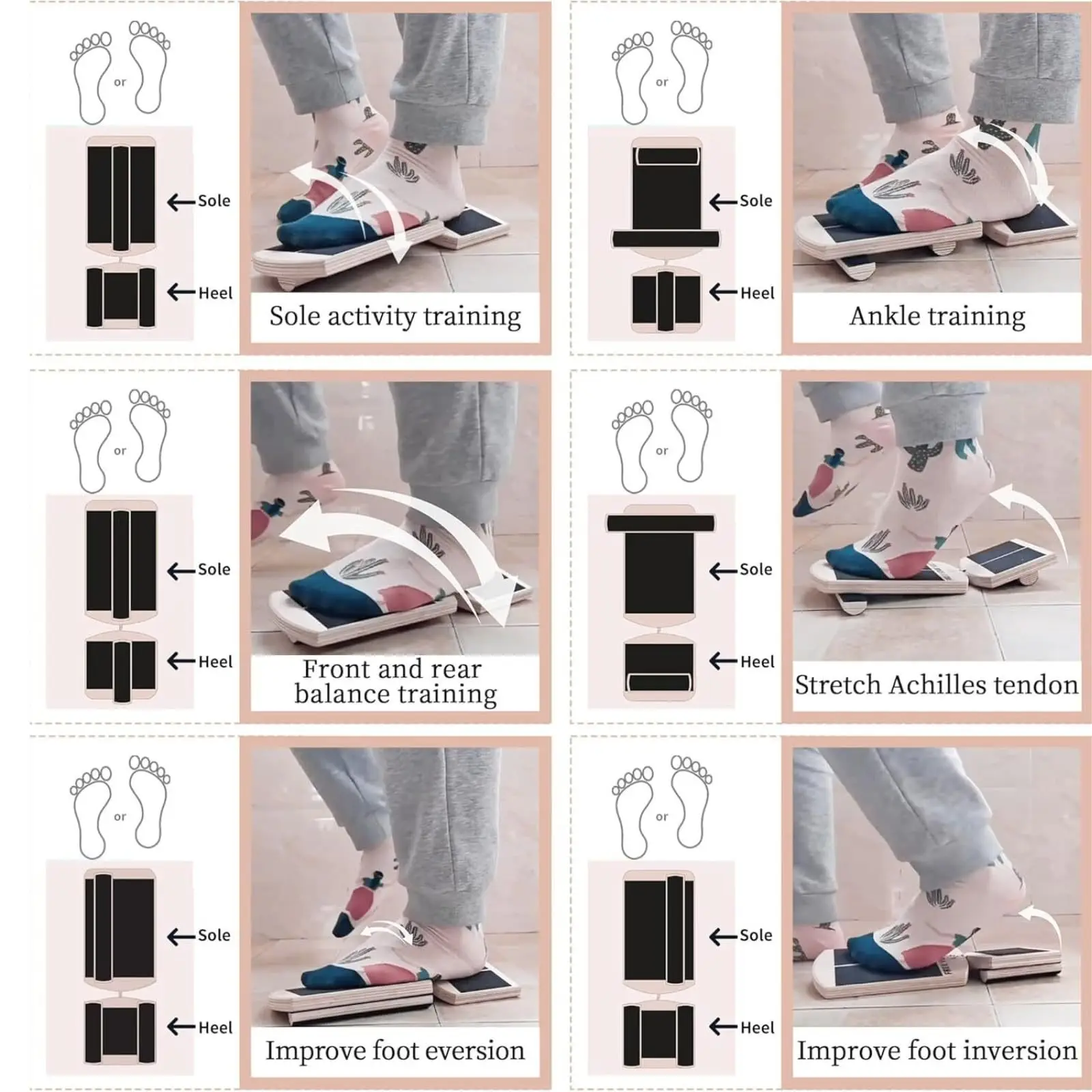 Ankle Strength & Balance Trainer Board – Senior Stability & Foot Rehab Exerciser - Image 8