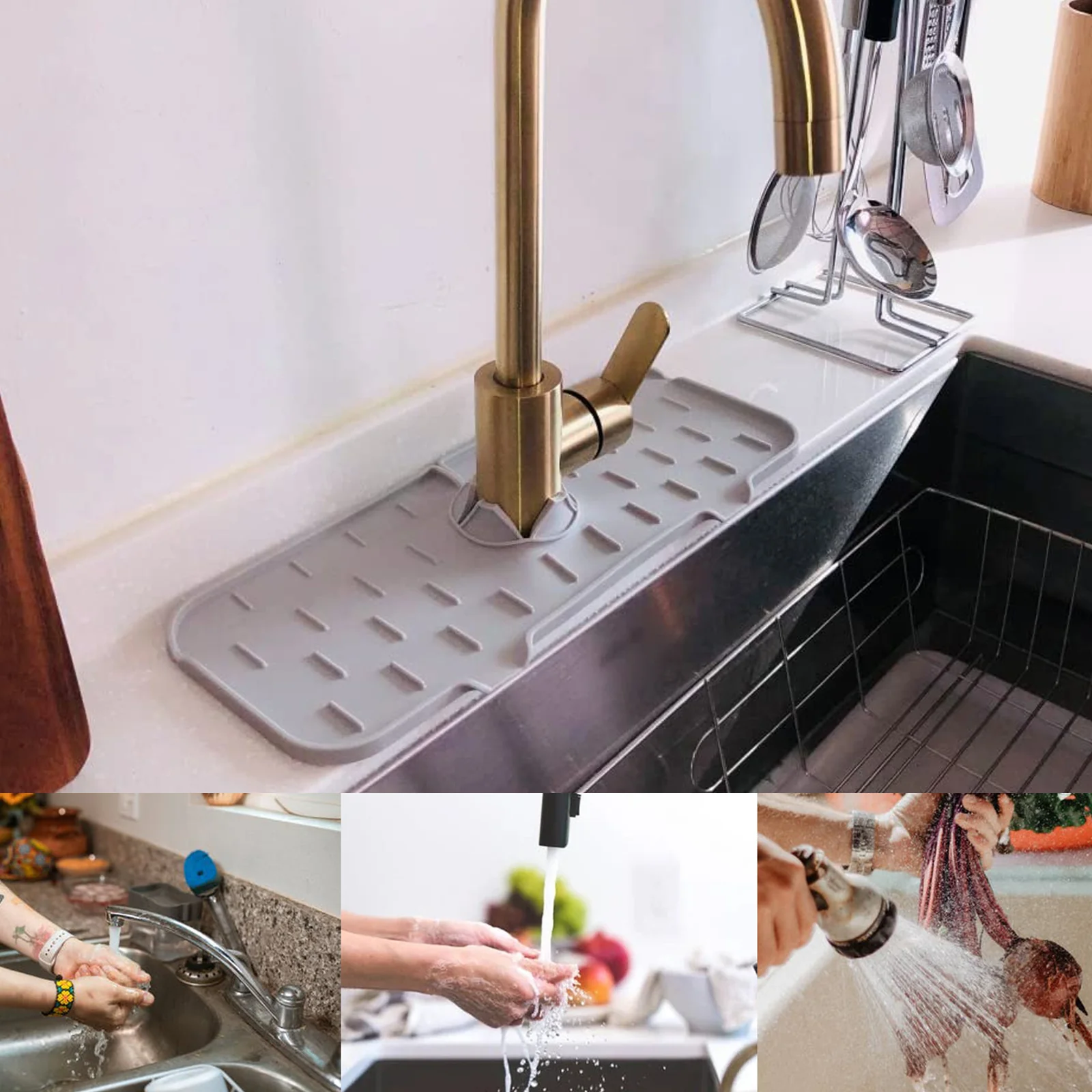 Silicone Sink Splash Guard Drain - Image 13