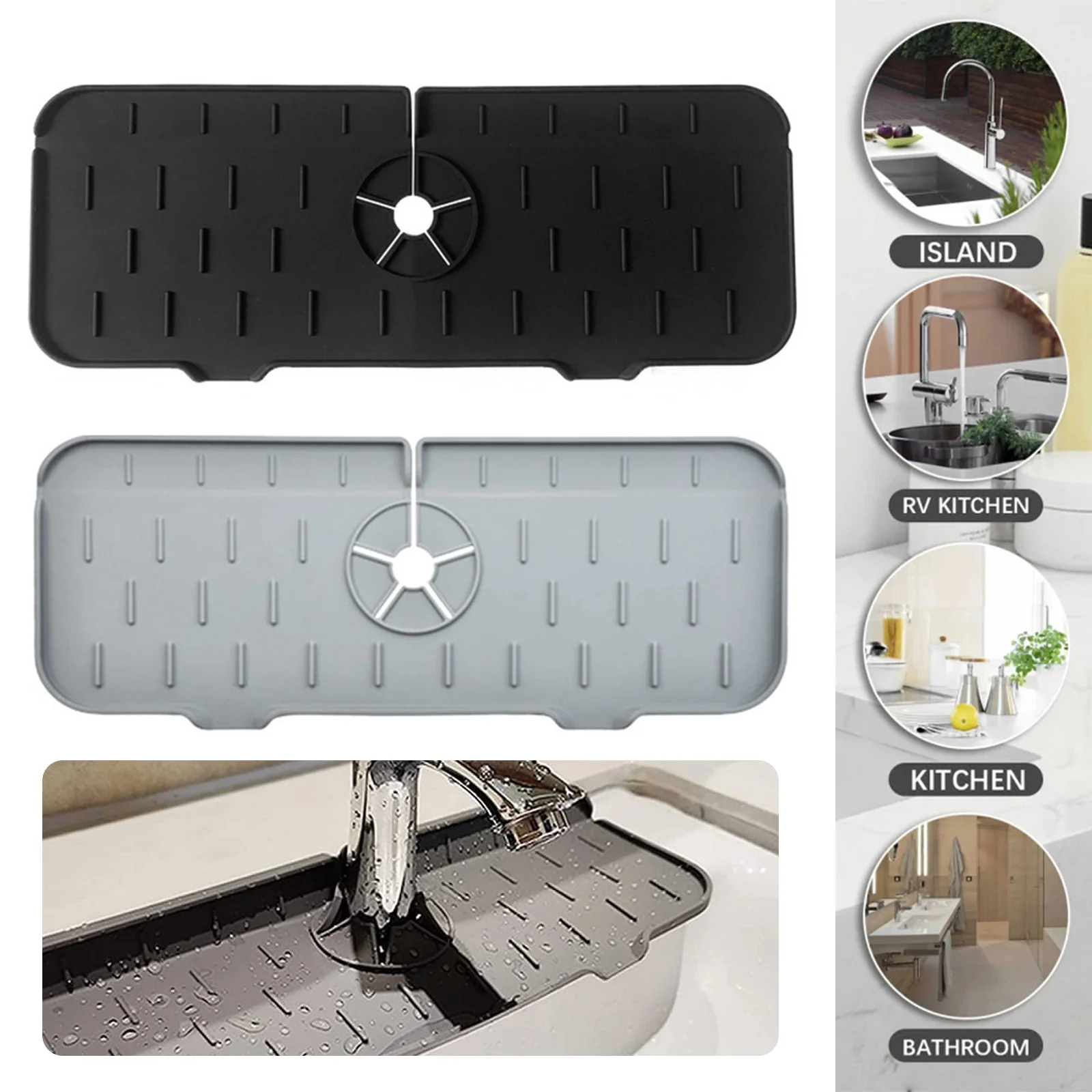 Silicone Sink Splash Guard Drain - Image 9