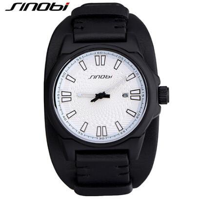 Luxury Leather Military Watch - Image 7