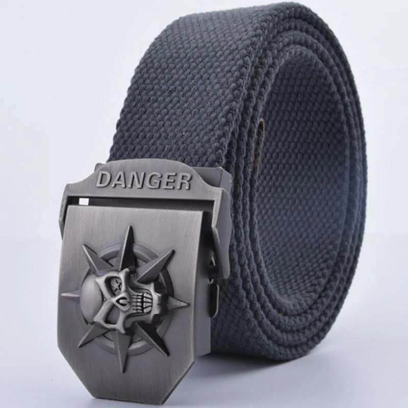 Skull Tactical Buckle Belt - Image 2