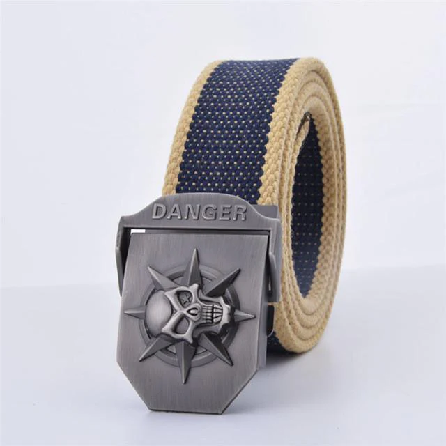 Skull Tactical Buckle Belt - Image 3