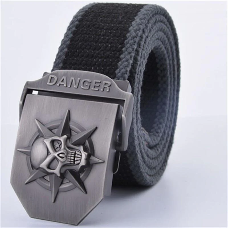 Skull Tactical Buckle Belt - Image 4