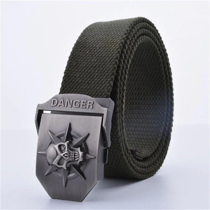 Skull Tactical Buckle Belt - Image 5