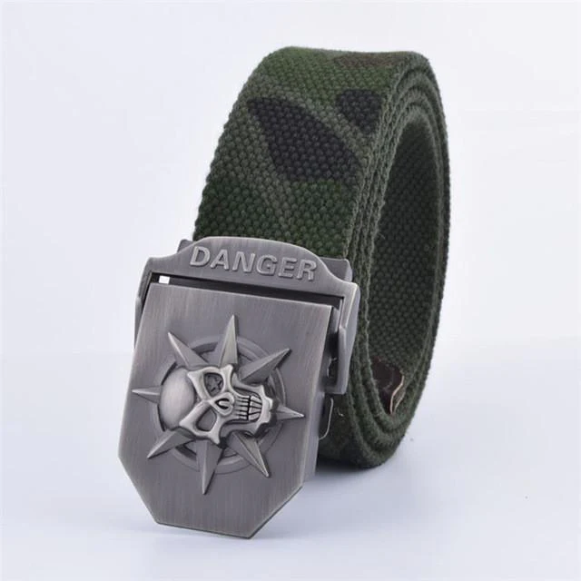 Skull Tactical Buckle Belt - Image 9